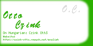 otto czink business card